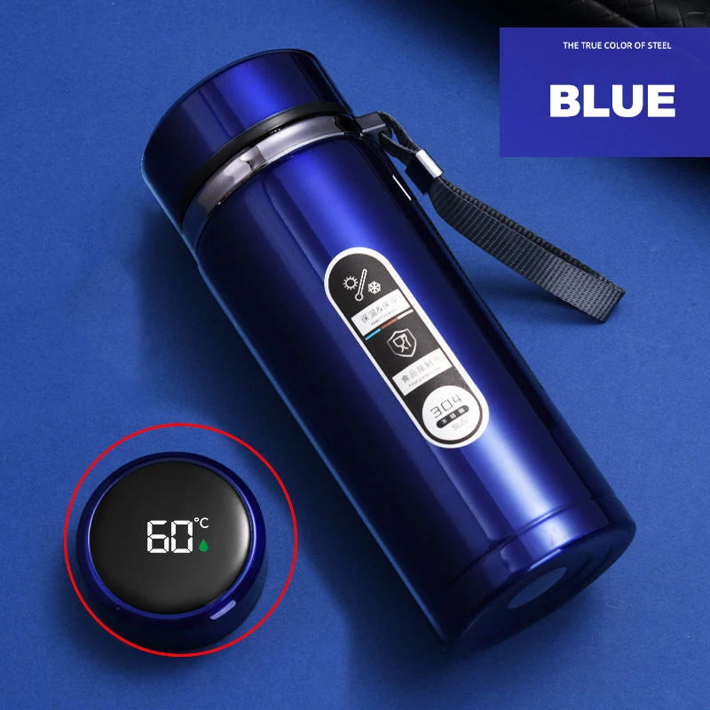 Thermos Bottle with LED Temperature Display
