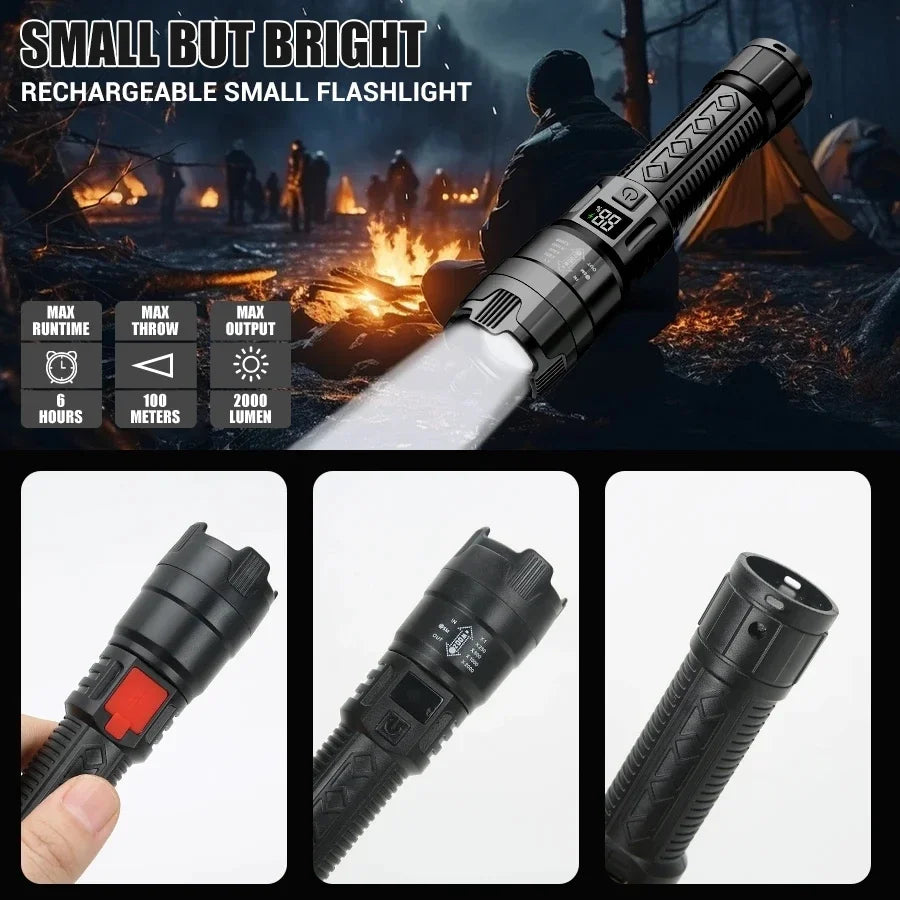 High Power 2000LM LED Flashlight