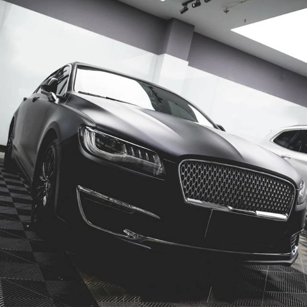 Matte Black Car Whole Body Wrap