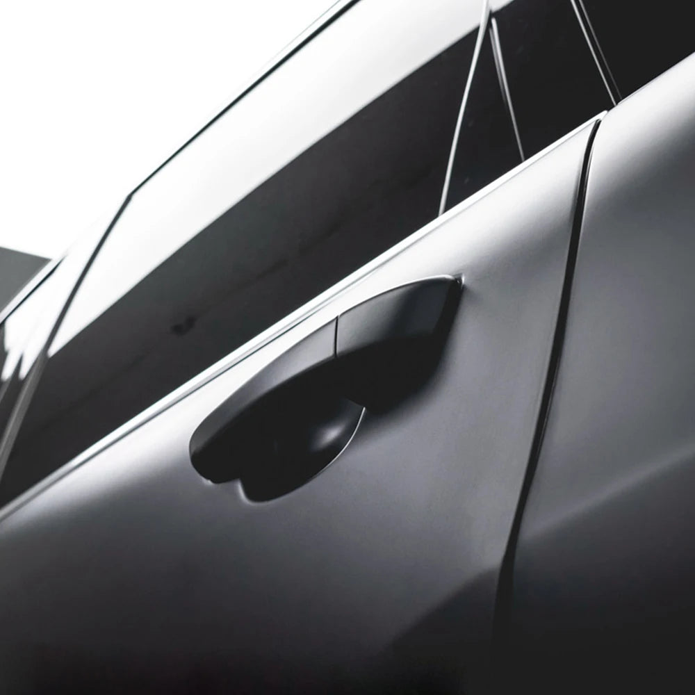 Matte Black Car Whole Body Wrap