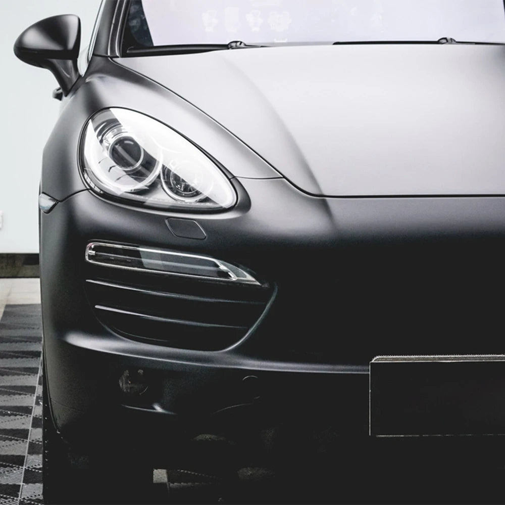 Matte Black Car Whole Body Wrap