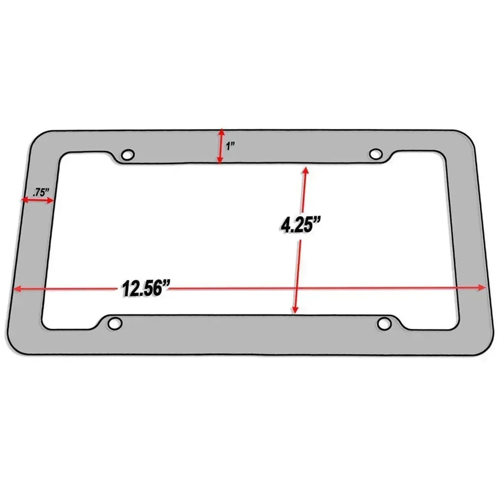 Carbon Fiber License Plate Frame