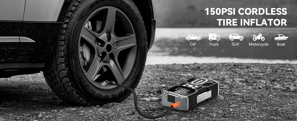 3000A/4000A/5000A Start Power Bank Jump Starter Car Booster External Battery 12V Starting Device for Petrol Diesel Powerbank